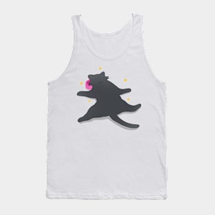 lazy cat funny Tank Top